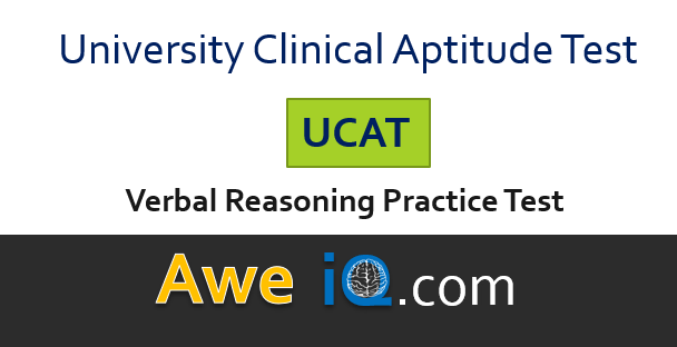 UCAT Verbal Reasoning Practice Test 2022 (44 Questions Answers)